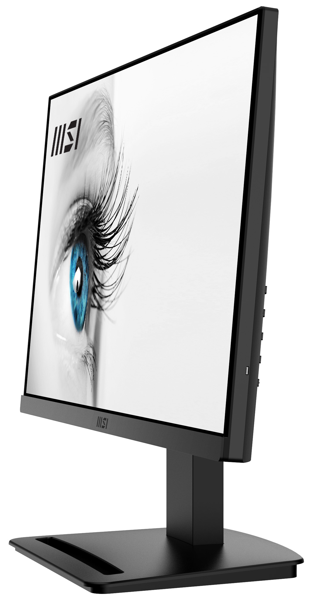 MSI Pro MP223 22.3 Inch Monitor, Full HD (1920 x 1080), 100Hz, VA, 4ms, FreeSync, HDMI, VGA, Anti-Glare, Anti-Flicker, Less Blue light, TÜV Certified, VESA, Kensington, Black image 8