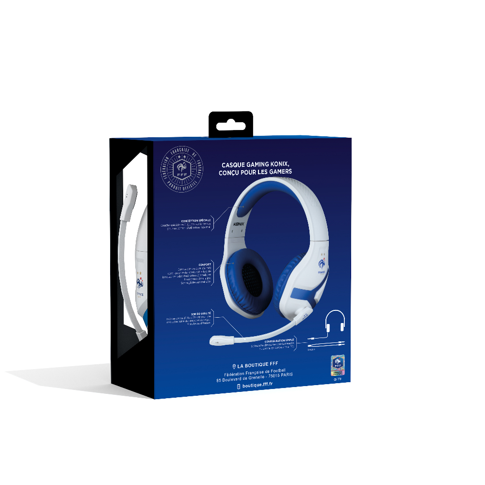 Konix KX FFF NEMESIS WHITE HEADSET – image 7