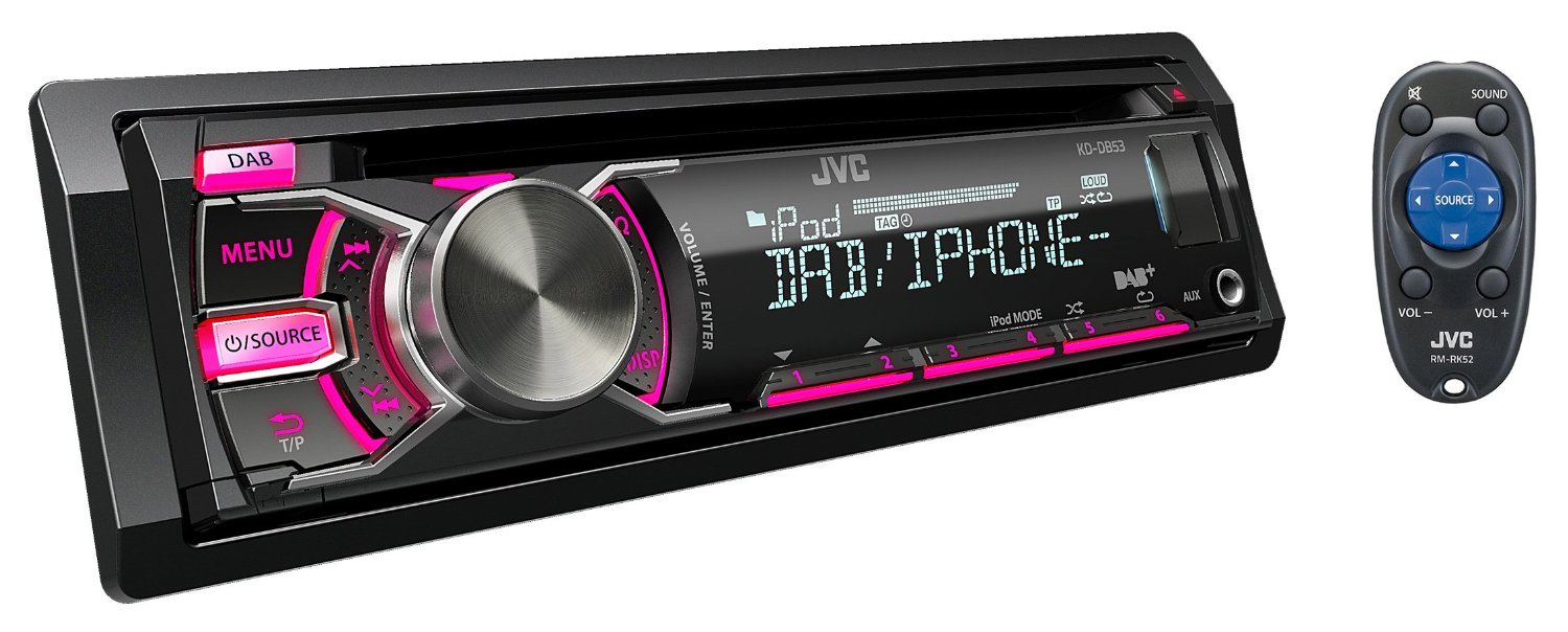 JVC KD-DB95ATE car media receiver Black – image 2