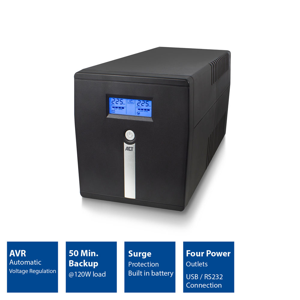 ACT Line Interactive UPS 1000VA – image 2