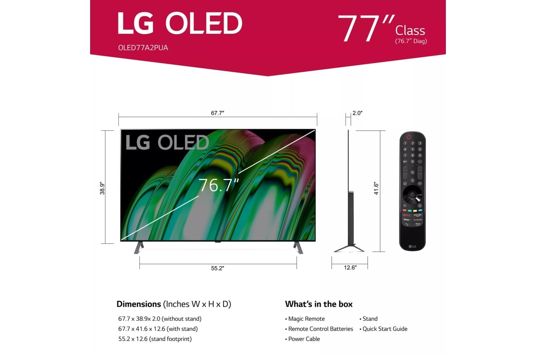 LG OLED OLED77A2PUA TV – image 7