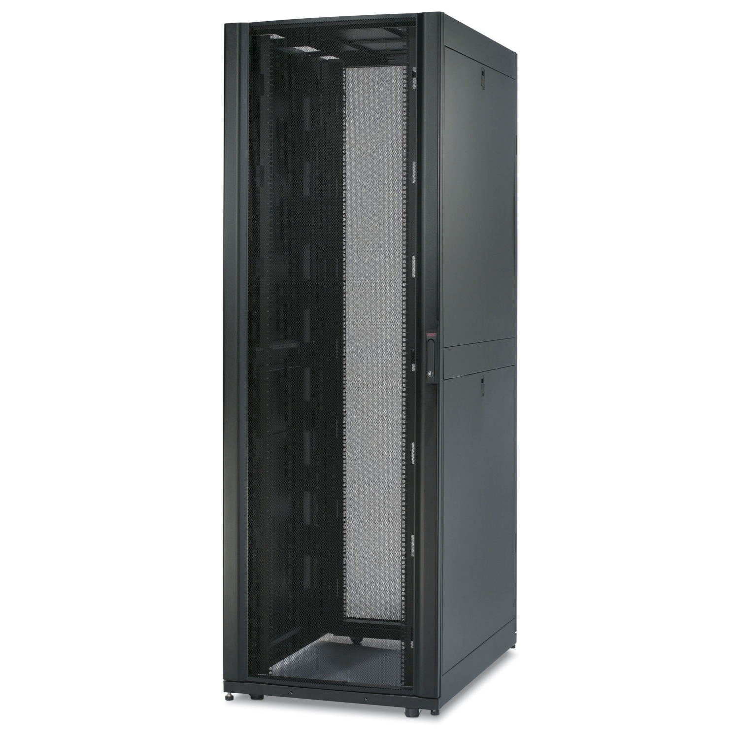 APC NetShelter SX, Server Rack Enclosure, 42U, Black, 1991.4H x 750W x 1070D mm. Type: Freestanding rack, Rack capacity: 4