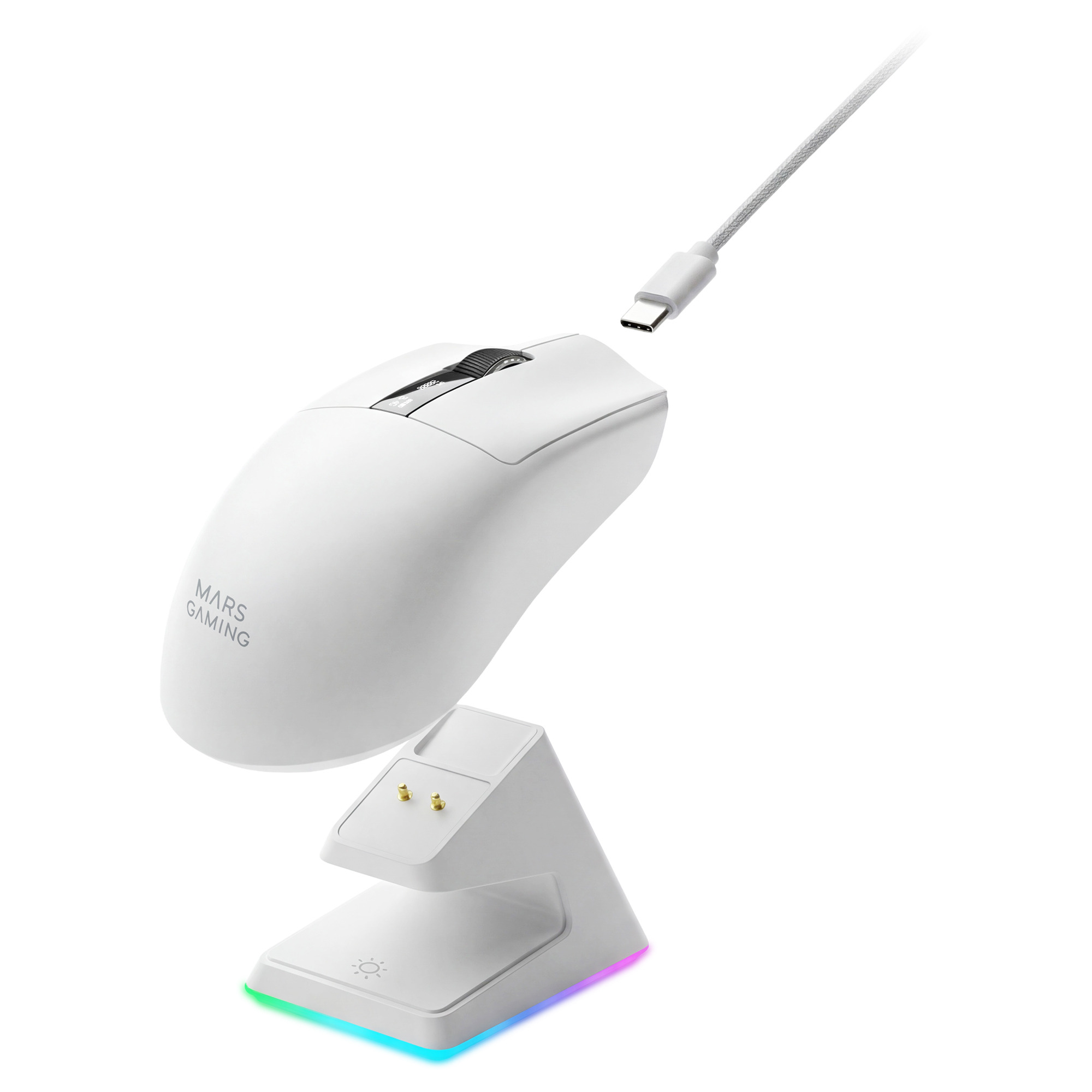 Mars Gaming MMWELITEW mouse Right-hand Bluetooth Optical 20000 DPI – image 2