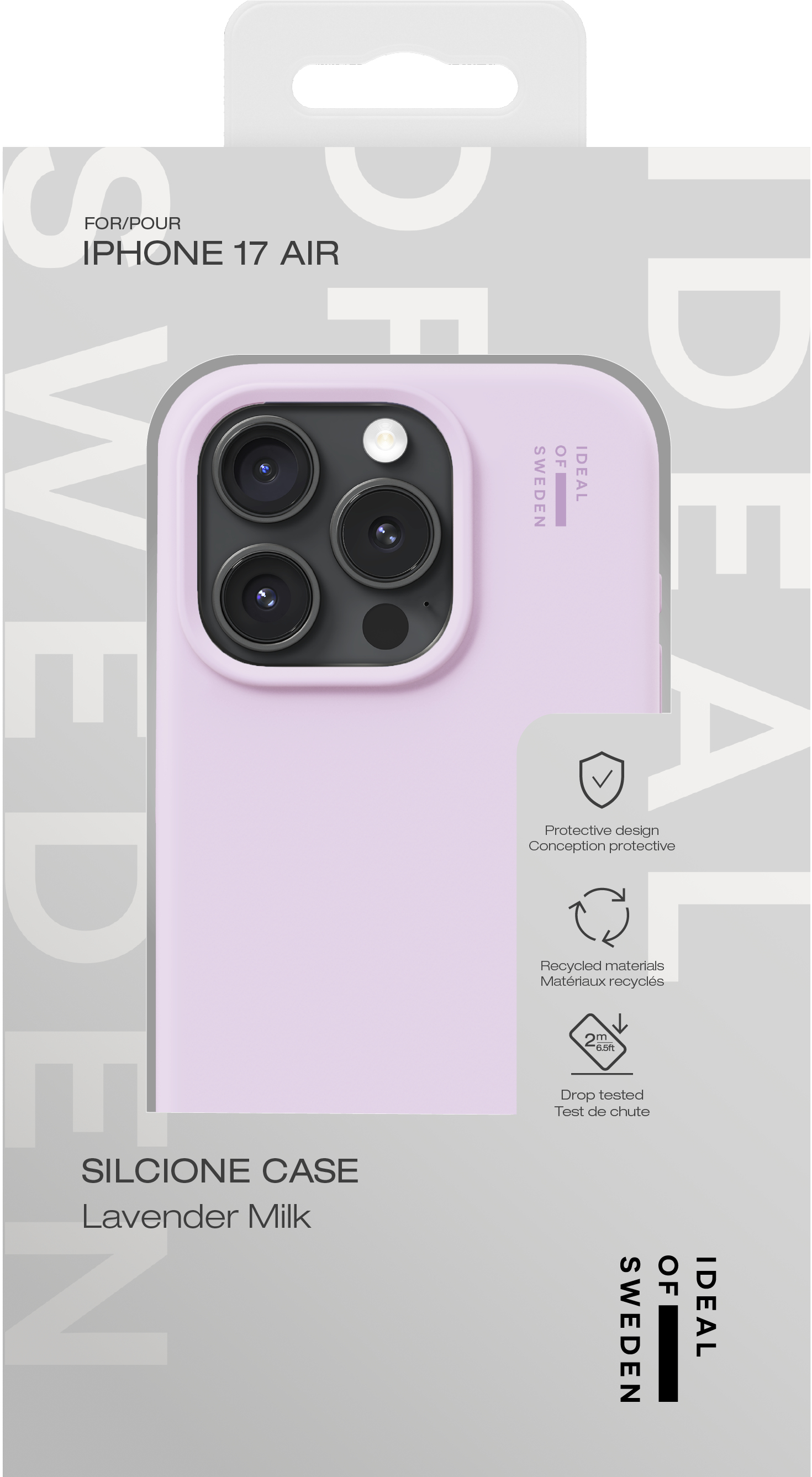 iDeal of Sweden Silicone Case iPhone Air Lavender Milk – image 2