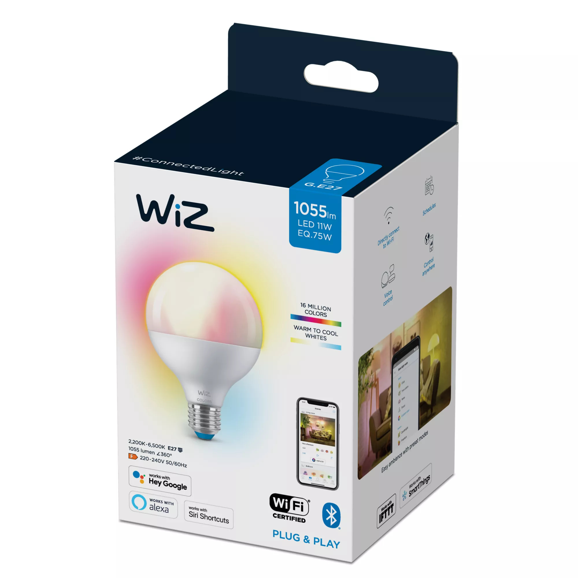 WiZ Globe 11W (Eq.75W) G95 E27 – image 5
