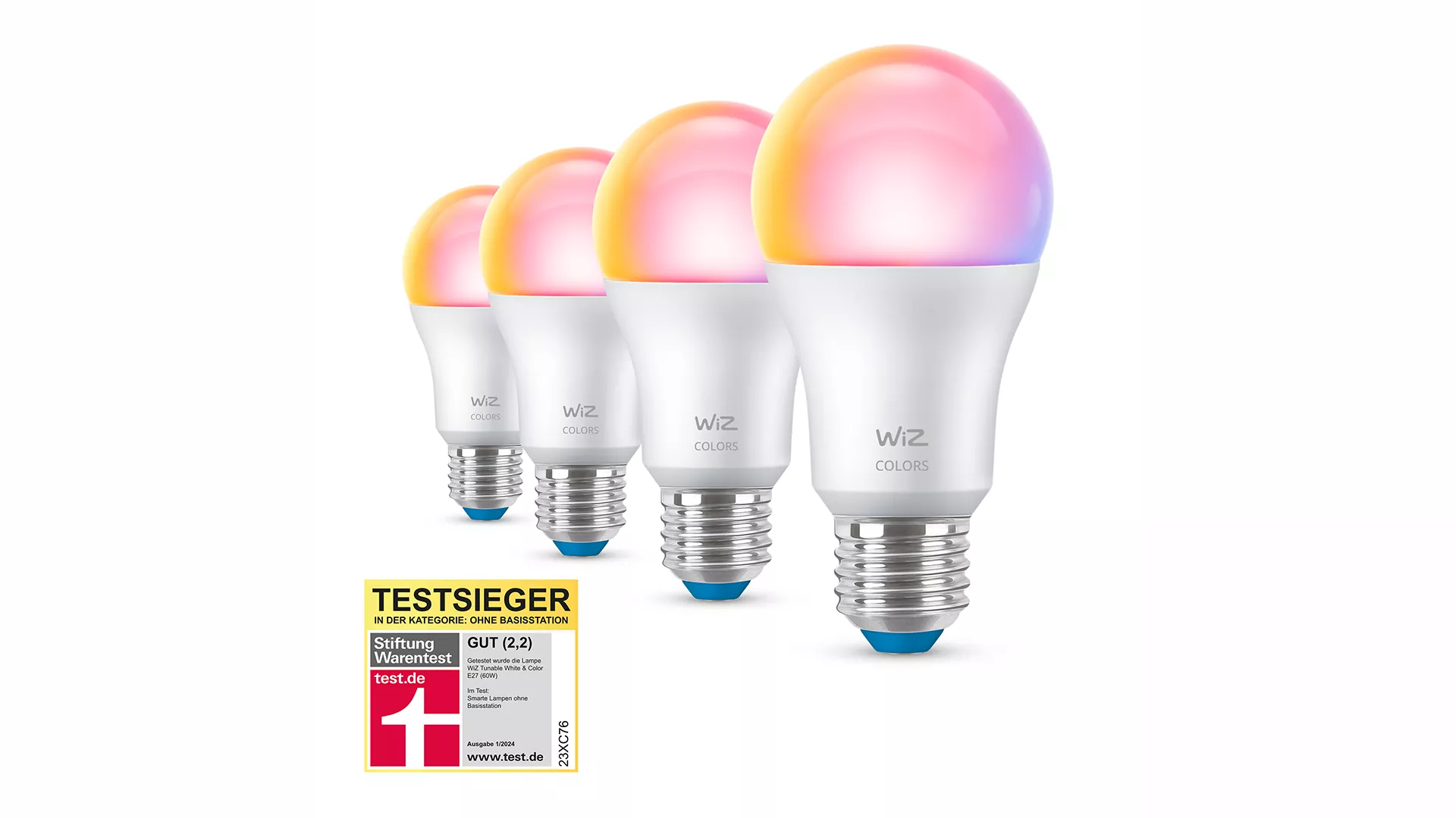 WiZ Bulb 60 W A60 E27 x4 – image 2
