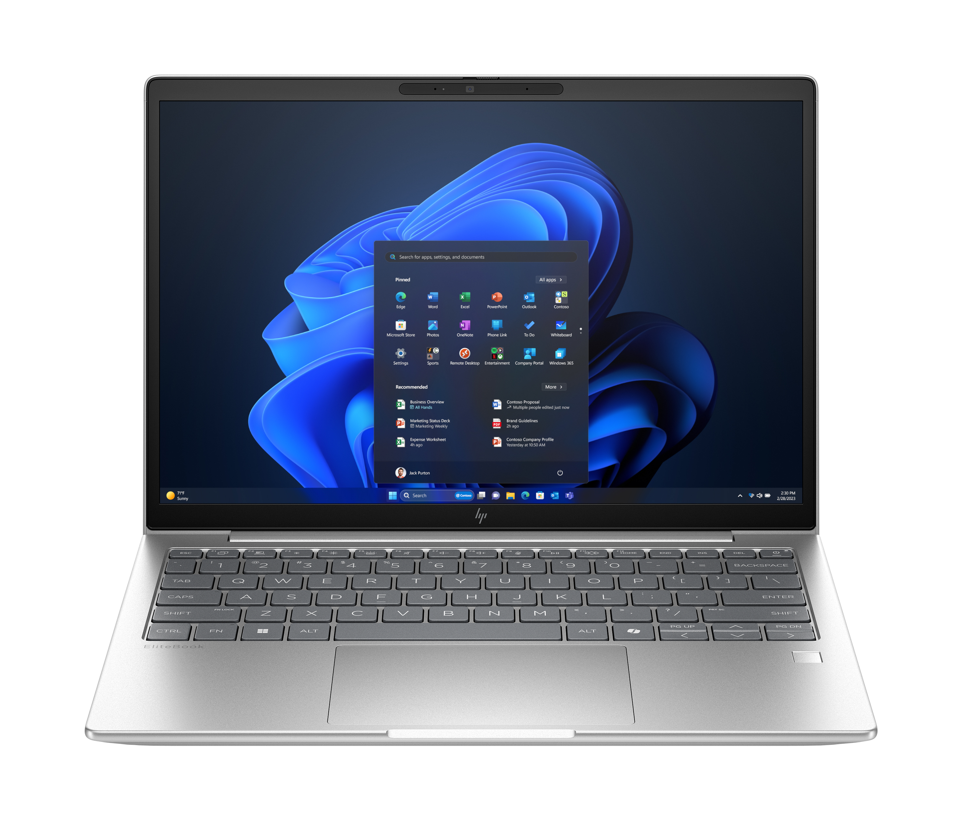 HP EliteBook 6 G1i AI PC Wolf Pro Security Edition Intel Core Ultra 7 255U Laptop 33.8 cm (13.3") Touchscreen WUXGA 32 GB DDR5-SDRAM 512 GB SSD Wi-Fi 7 (802.11be) Windows 11 Pro Silver
