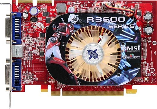 MSI R3650-T2D512-OC graphics card GDDR3