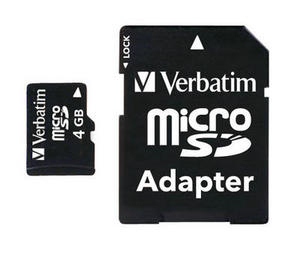 Verbatim MicroSDHC 4GB – image 1