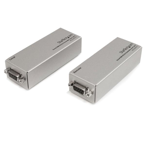 StarTech.com RS232 Serial over Cat5 Extender, 1 km (3300 ft) Range, Plug & Play, No Software, DB9 Serial Extension - TAA – image 1