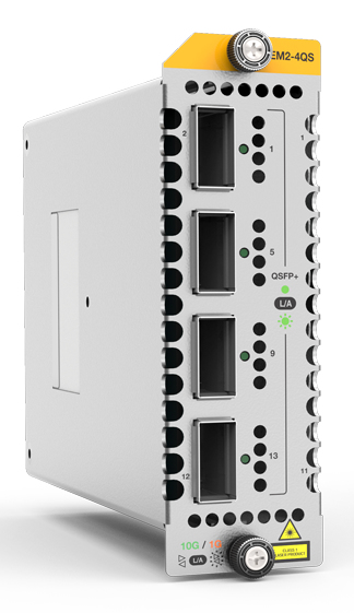 Allied Telesis AT-XEM2-4QS network switch module 40 Gigabit Ethernet