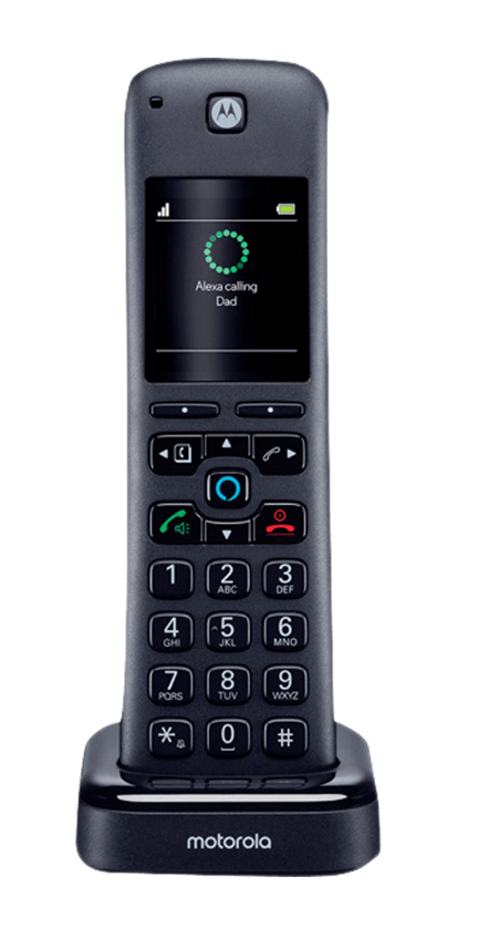 Motorola axh01 DECT telephone Caller ID Black – image 1