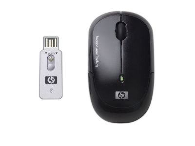 HP Black Wireless Laser Mini Mouse – image 2