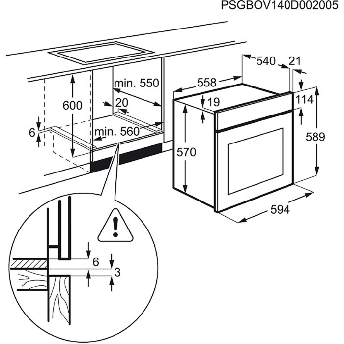 Electrolux EZB3430AOK oven – image 4