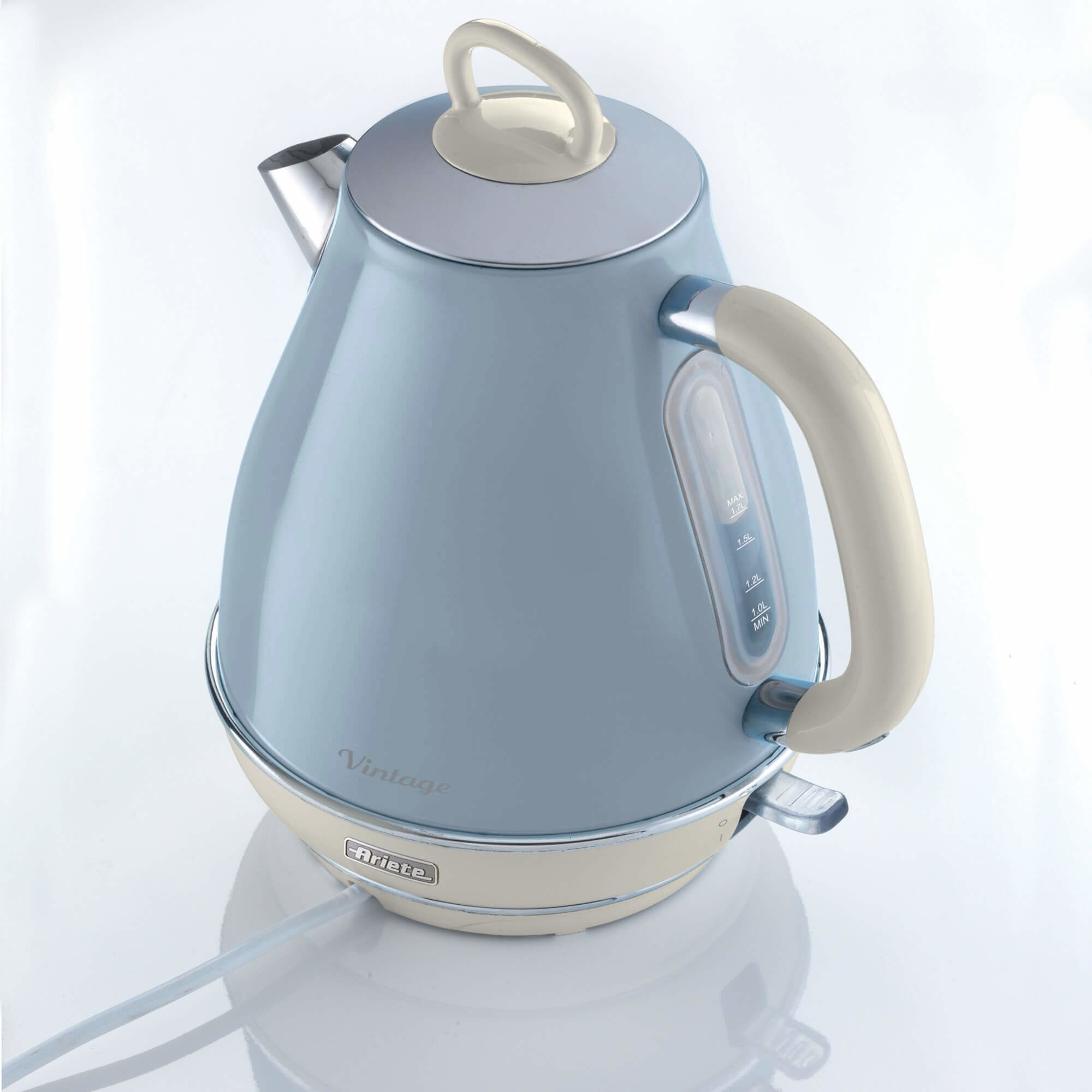 Ariete 2869 Vintage Electric Kettle, Stainless Steel – image 3