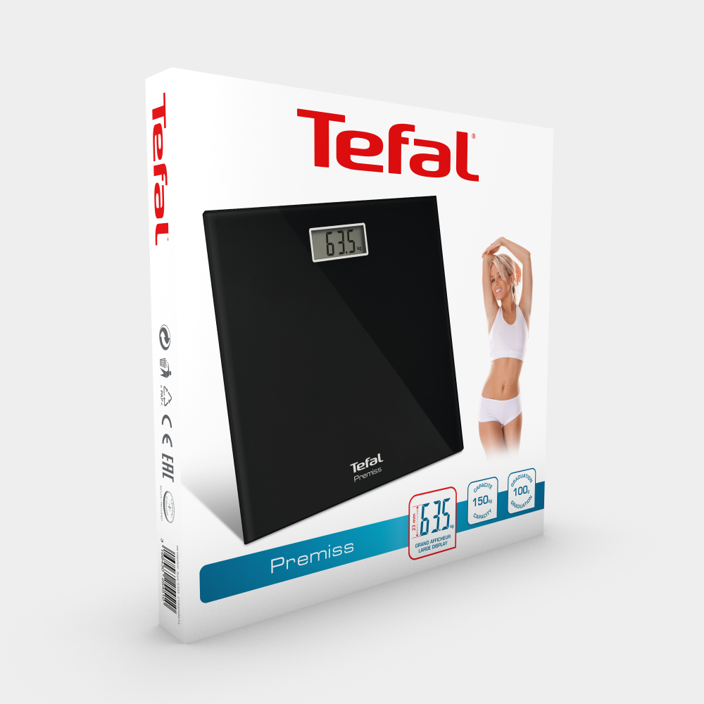 Tefal Premiss PP1060 personal scale Square Black Electronic personal scale – image 5