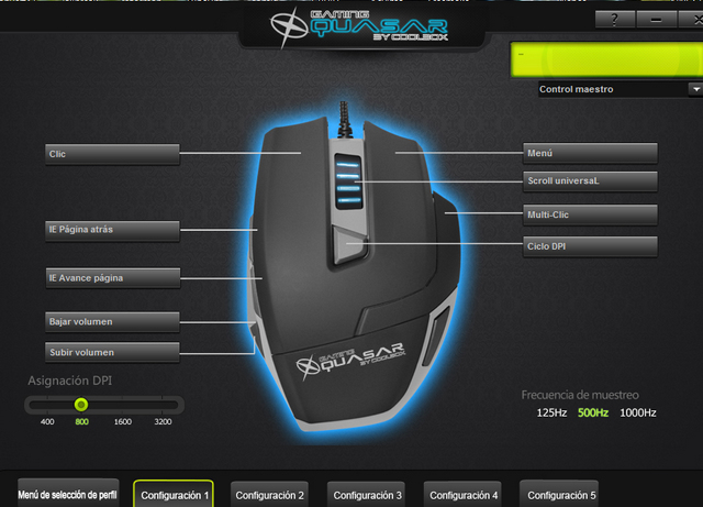 CoolBox Fobos mouse Gaming USB Type-A Optical 3200 DPI – image 6