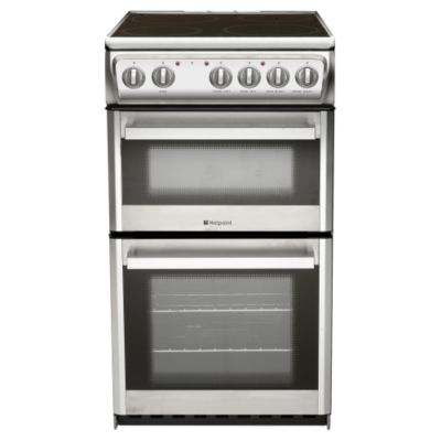 Hotpoint EW36X cooker Freestanding cooker Electric Ceramic hob Stainless steel