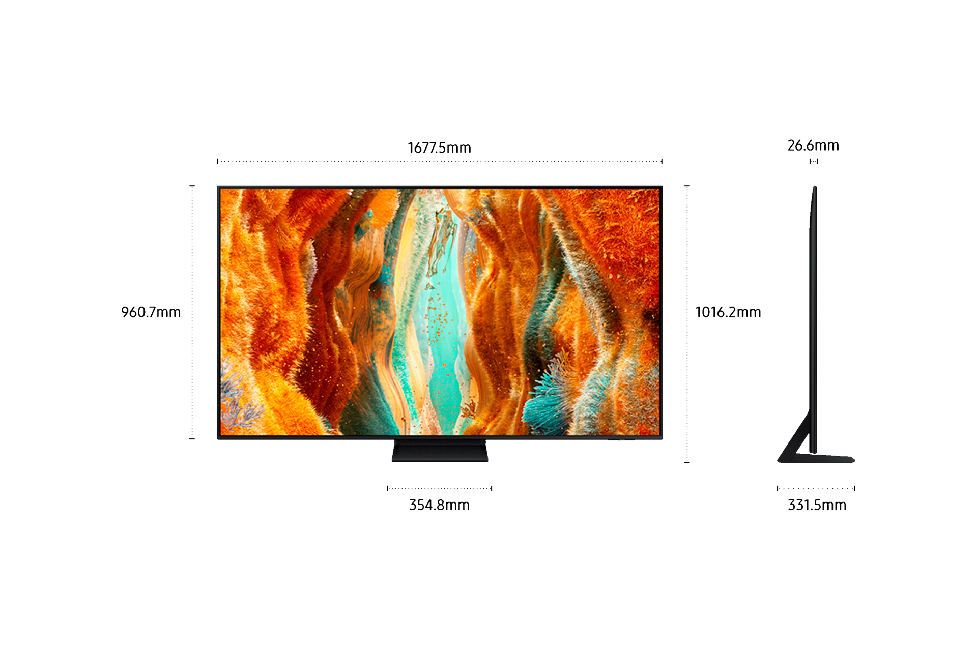 TV Mini Led SAMSUNG NeoQLED TQ75QN77F 2025 75 pouces 189cm — photo 11