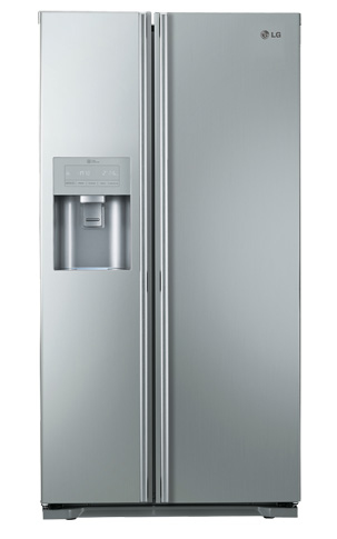 LG GS5163AEJV side-by-side refrigerator Freestanding Stainless steel