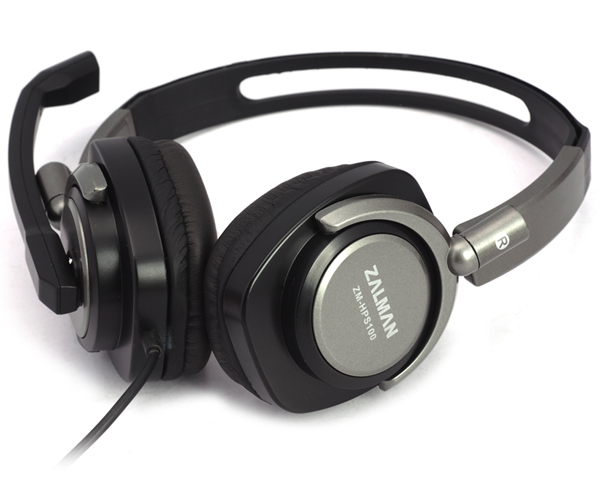 Zalman ZM-HPS100 headphones/headset Wired Head-band Silver – image 1