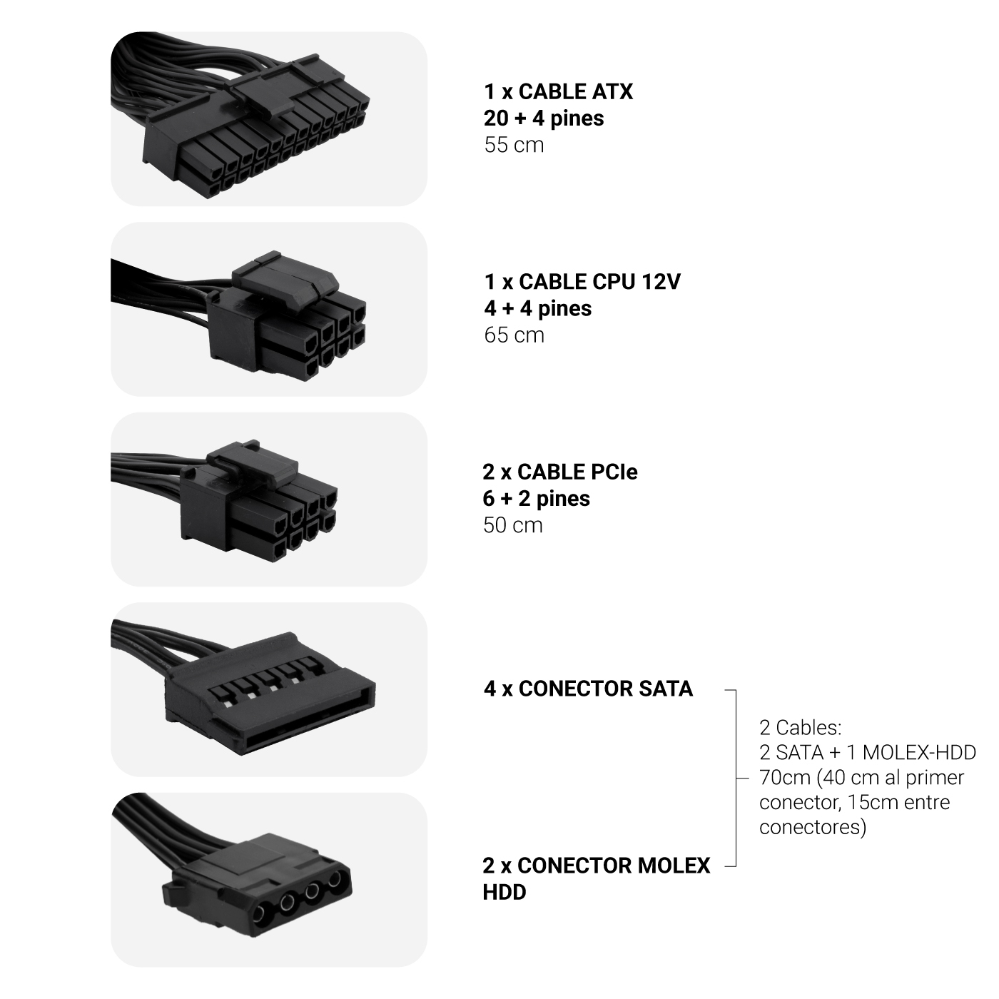 CoolBox COO-FAPW3-550 power supply unit – image 2