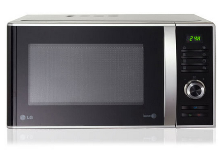 LG MHR-6883B microwave Black, Stainless steel Countertop