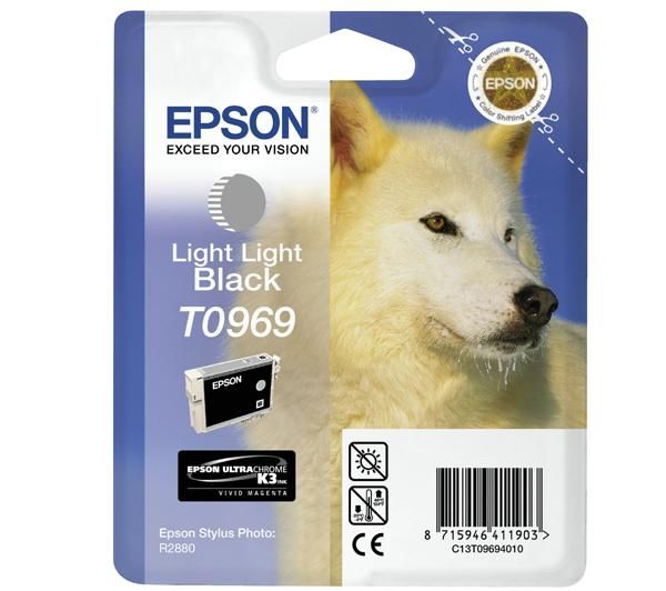 Epson UltraChrome K3 ink, Stylus Photo R2880, 11.4 ml, Light Light Black