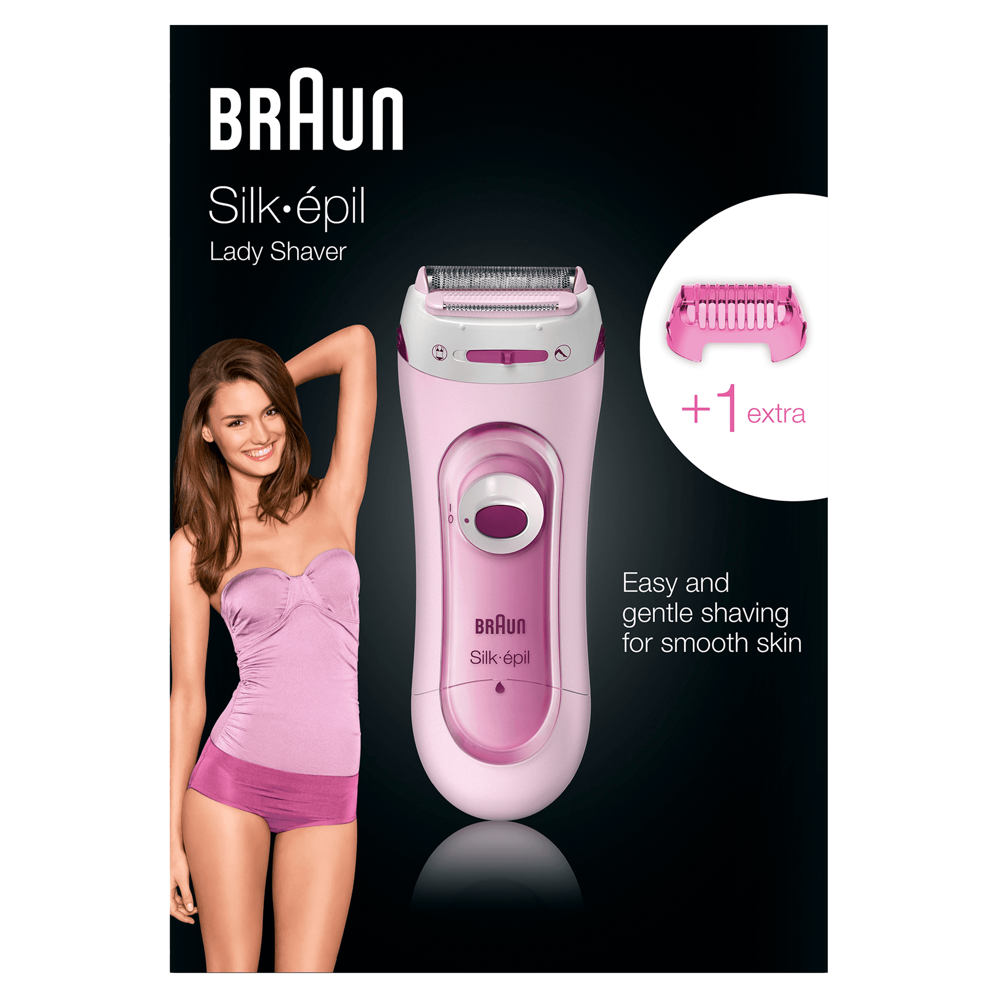 Braun 81653274 women's shaver 2 head(s) Trimmer Rose – image 2