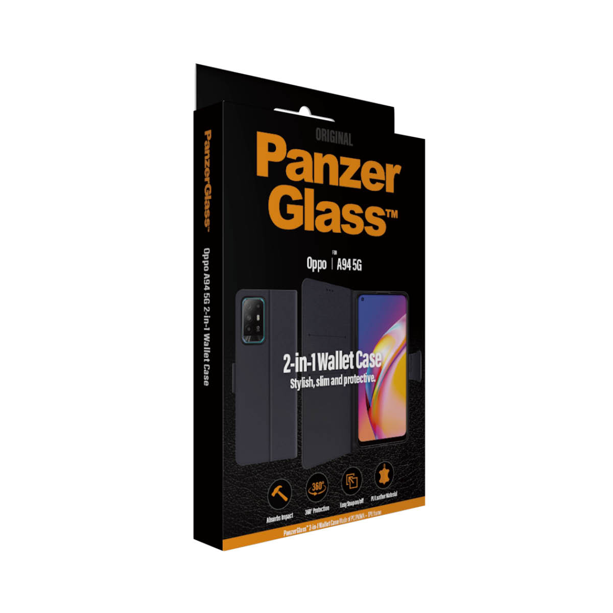 PanzerGlass® Flip cover Oppo A94 5G – image 5