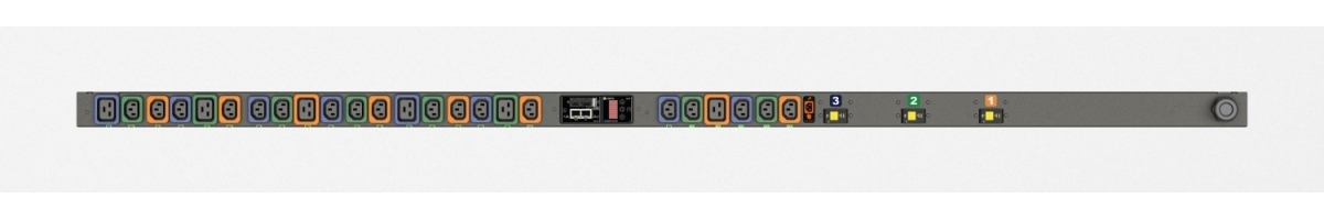 Vertiv Geist MNU3EGB1-24PH68-3TL15A0A10-S-A power distribution unit (PDU) 24 AC outlet(s) 0U Black