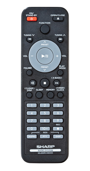 Sharp XL-UR14H home audio system Home audio micro system – image 4