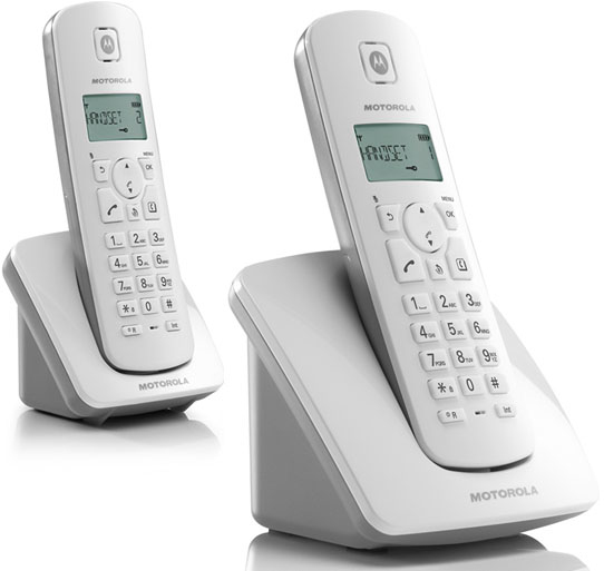 Motorola C402E DECT telephone Caller ID Grey, White
