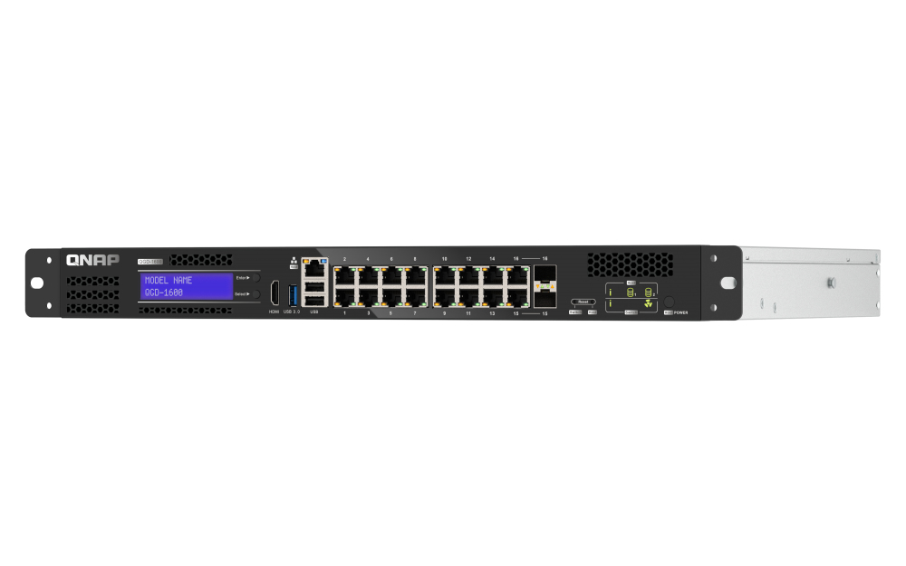 QNAP QGD-1600 Managed Gigabit Ethernet (10/100/1000) 1U Black, Grey – image 4