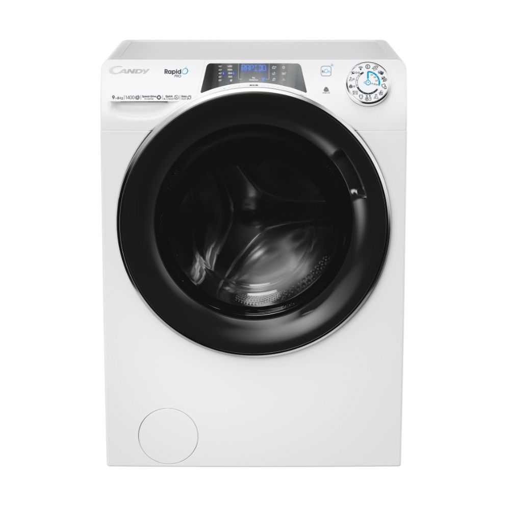 Candy RapidÓ PRO RPW4966BWMBC/1-S washer dryer Freestanding Front-load White – image 1