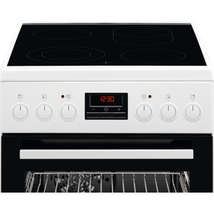 AEG CCB54483BW Freestanding cooker Electric Ceramic hob Black, White – image 2