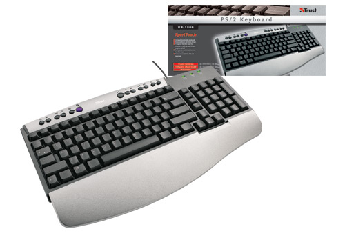 Trust KB-1300 keyboard PS/2 – image 4