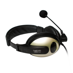 LogiLink HS0011A headphones/headset Wired Head-band Calls/Music Black – image 2