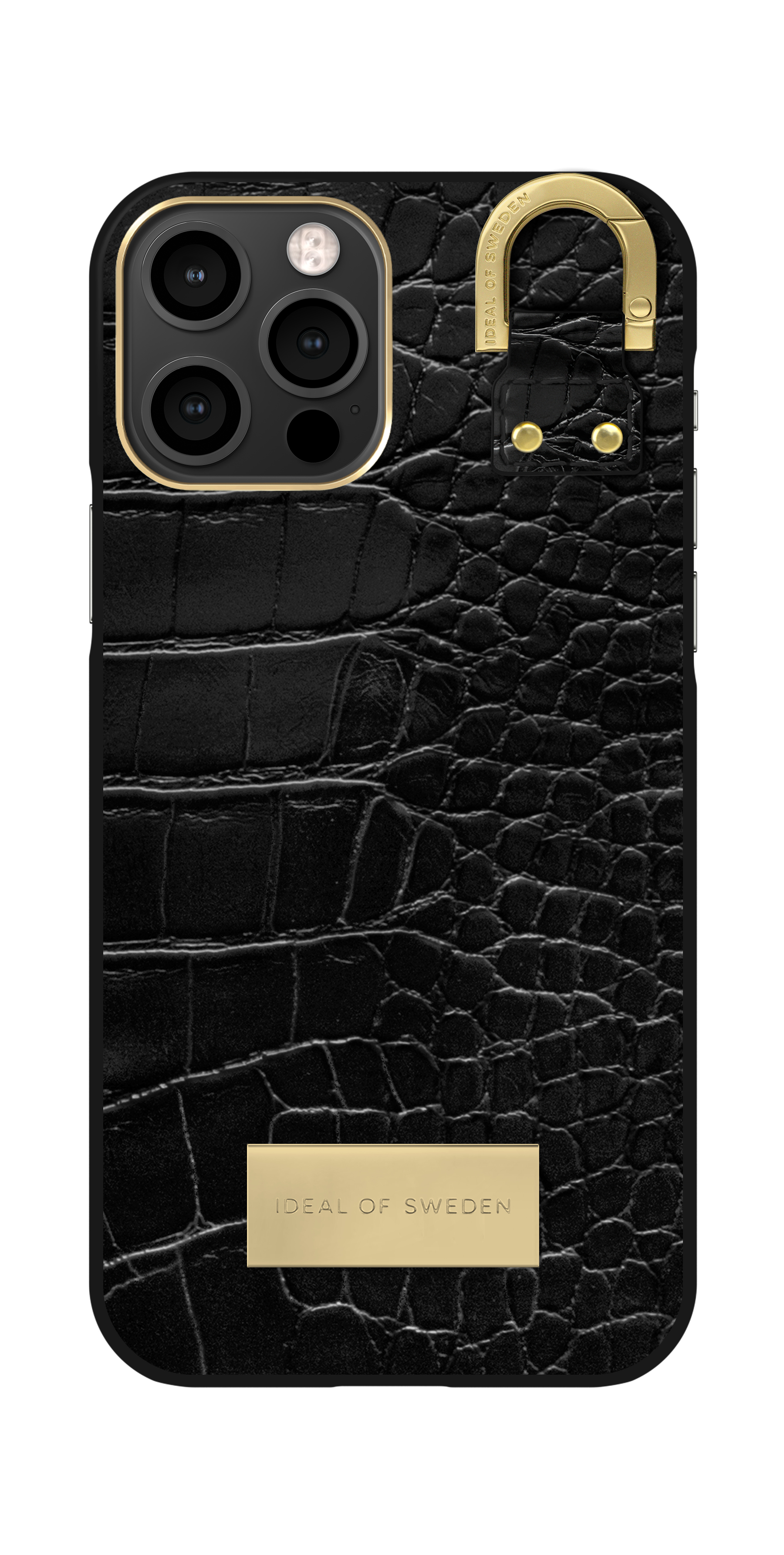 iDeal of Sweden Atelier Case iPhone 12/12P Black Croco