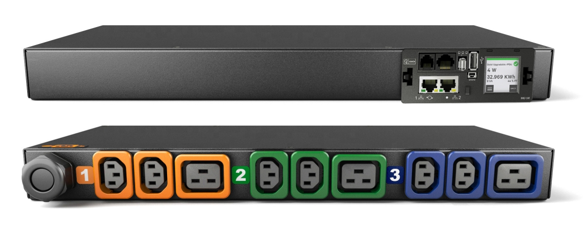 Vertiv Geist MG05M1R0-09P633-2PS56B2H10-S power distribution unit (PDU) 9 AC outlet(s) 0U Black