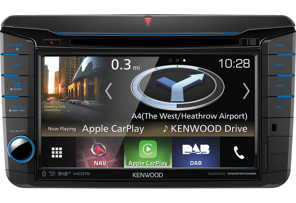 DNX518VDABS car media receiver Black