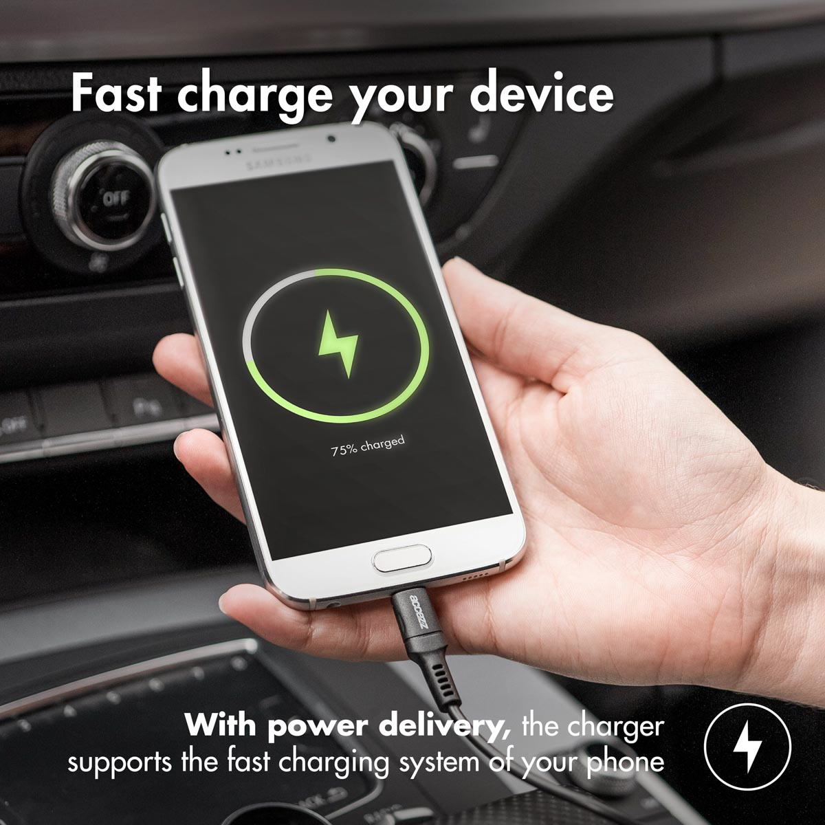 Accezz SH00046240 mobile device charger Universal Black Cigar lighter Fast charging Auto – image 7