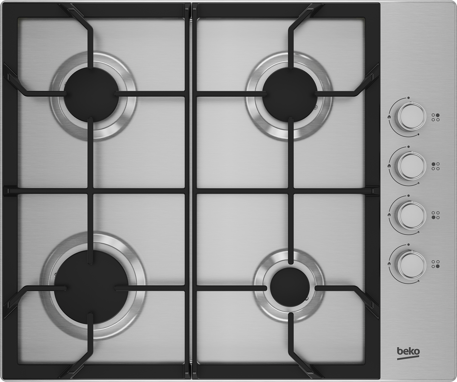 Beko HIBG64122SX hob Stainless steel Built-in