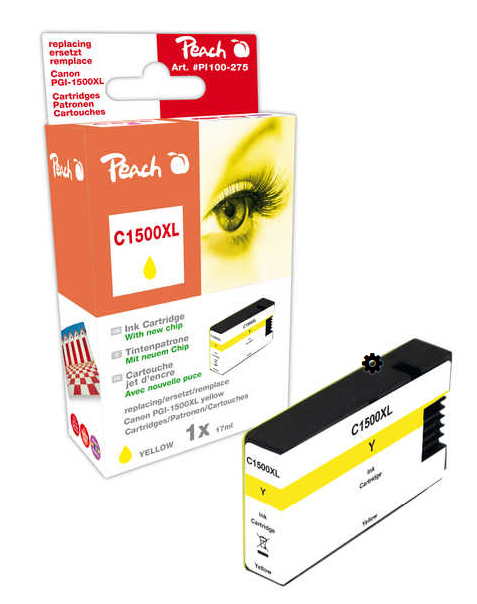 Peach 319577 ink cartridge Yellow