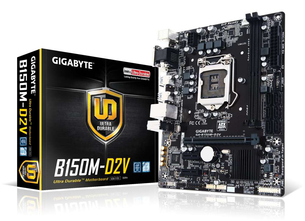 GIGABYTE GA-B150M-D2V rev. 1.0