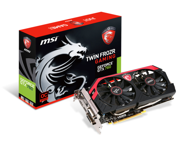 MSI GAMING V284-081R graphics card NVIDIA GeForce GTX 760 – image 4