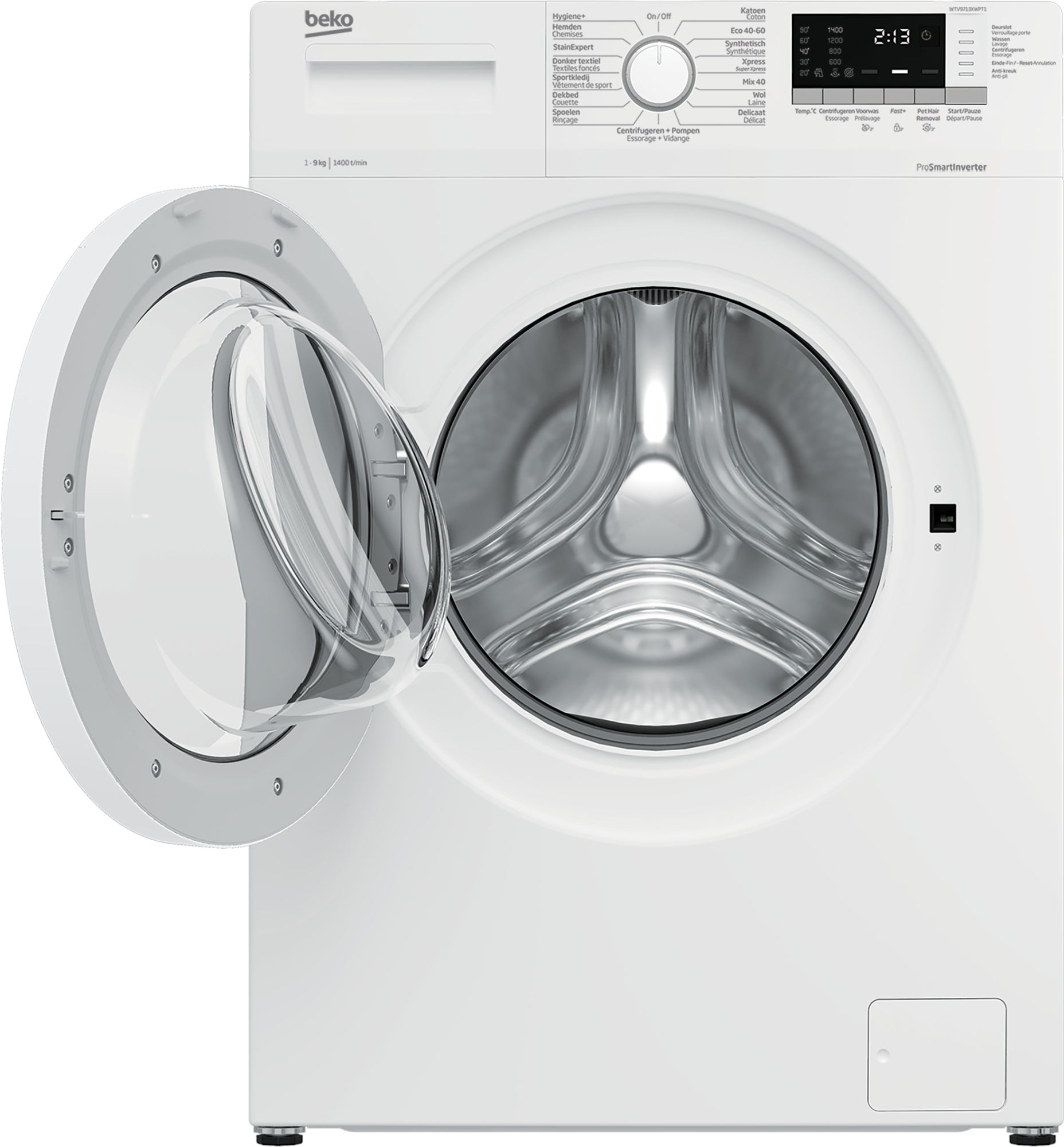 Beko WTV9713XWPT1 washing machine Front-load – image 3