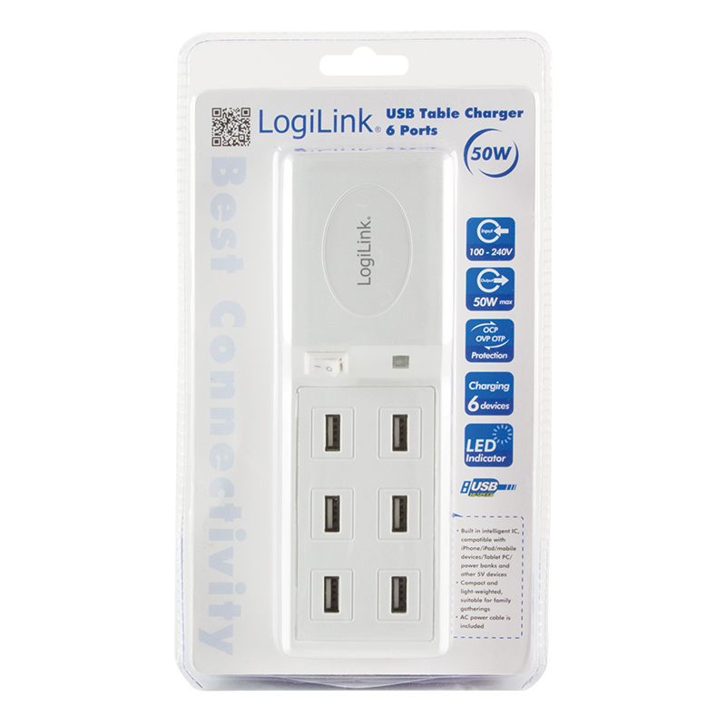 LogiLink PA0098 mobile device charger Tablet, MP3, Smartphone White AC Indoor – image 9