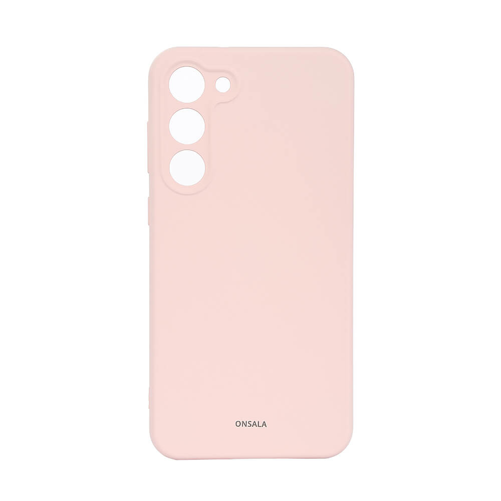 Onsala Phone Case Silicone Chalk Pink - Samsung S23+ – image 1