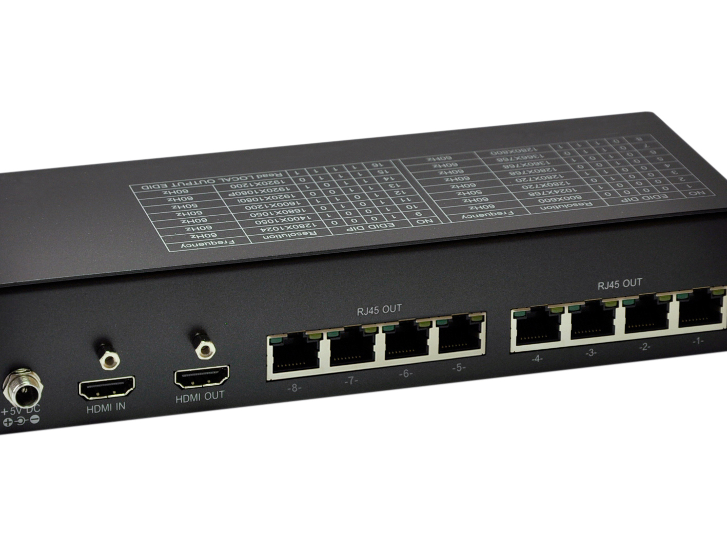 LevelOne HDMI over Cat.5 Transmitter, 300m, 8 Channel Outputs – image 3